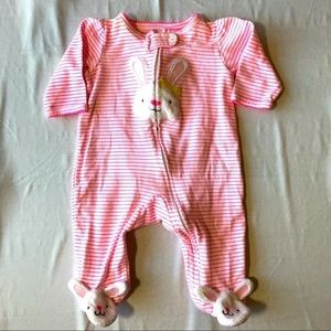 Precious Firsts by Carter's Baby Girl Footed Bunny Sleeper-Size 3 months